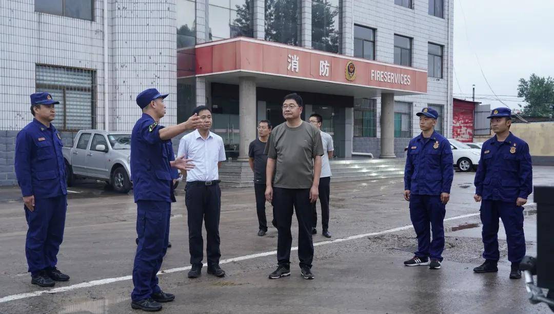 太谷区区长南宏一行深入一线开展汛期调研