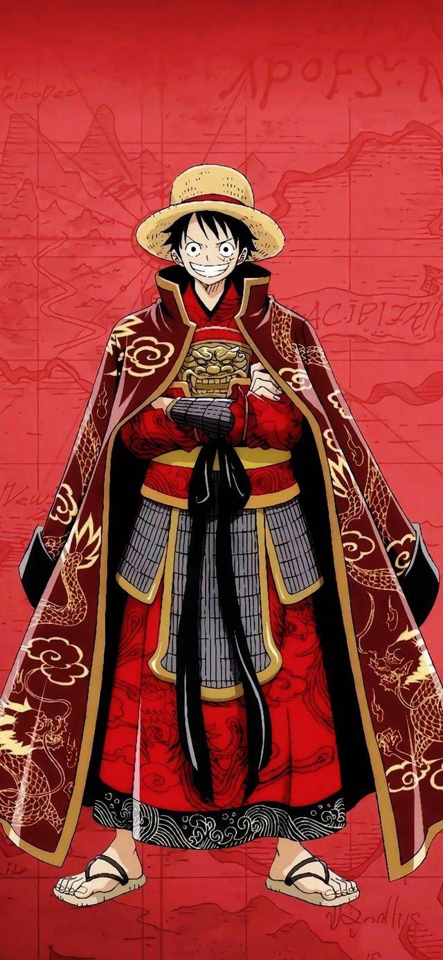 海贼王汉服壁纸分享,路飞变为威风将军,索隆化身侍卫总管