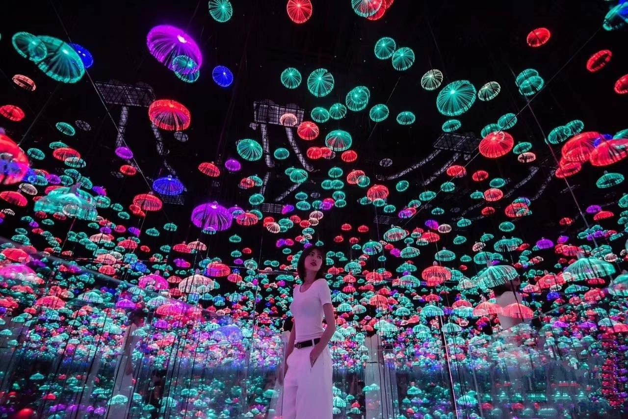 5d星空错觉艺术馆是一个综合性展览娱乐馆项目,旨在为来宾展示城市