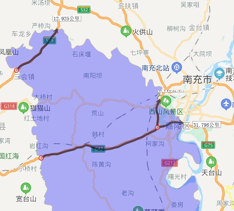 原创2020年南充市各地高速公路里程排名,西充县第一,你家乡排第几?