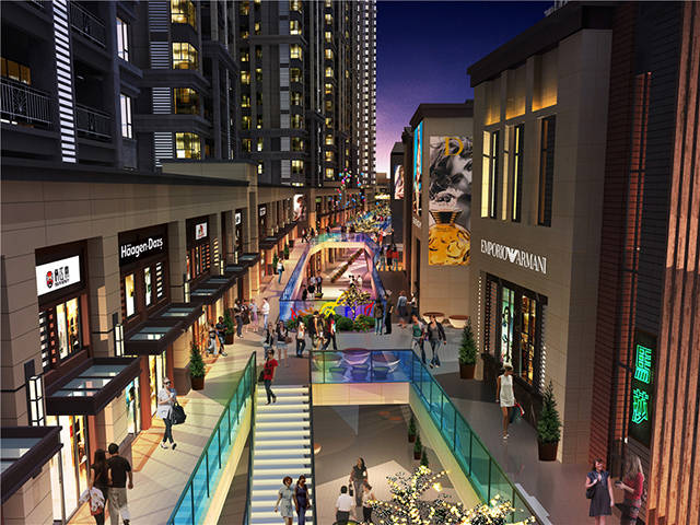 衡阳融冠乐城开放式block街区设计活力四射