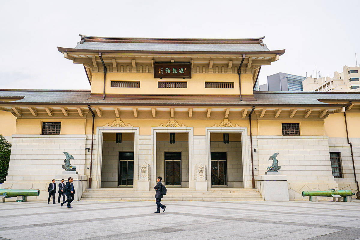 日本靖国神社俯瞰图图片