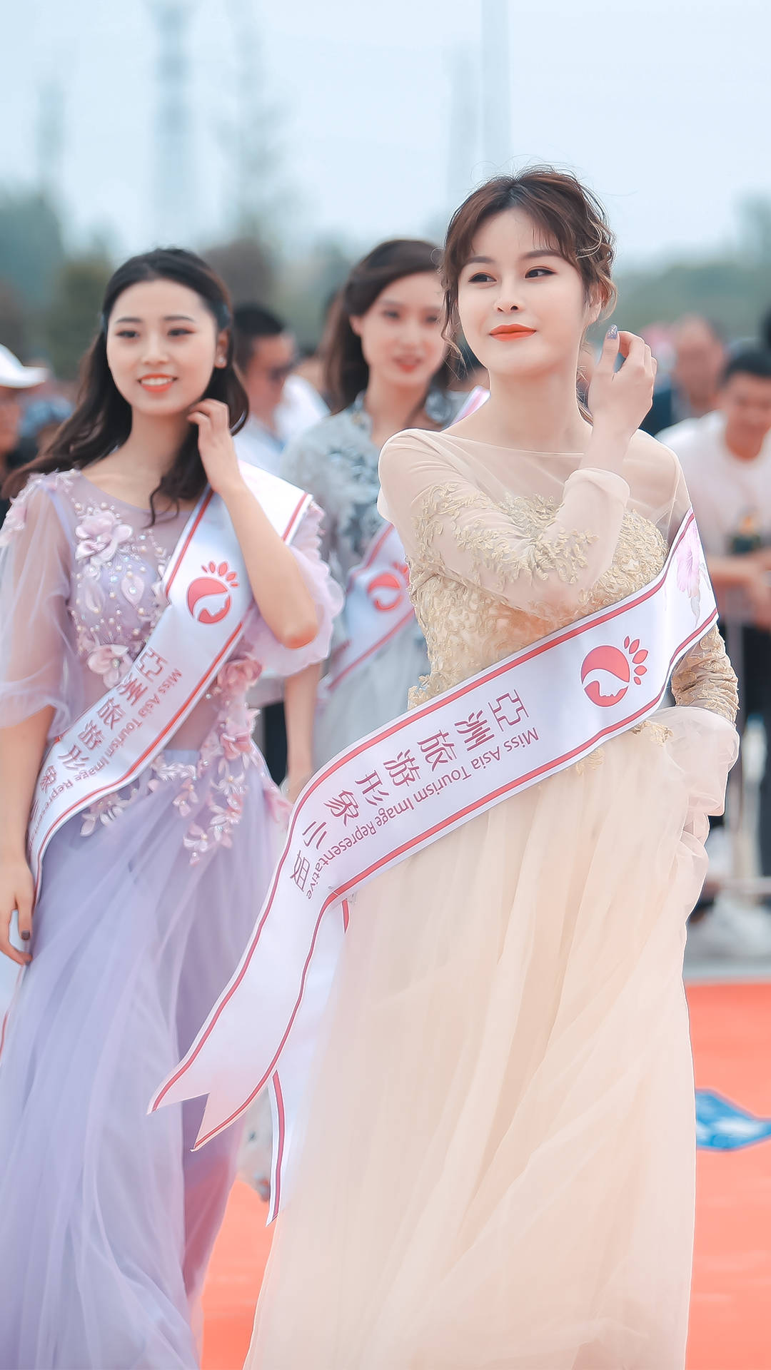 亚洲旅游形象小姐大赛的小姐姐来了