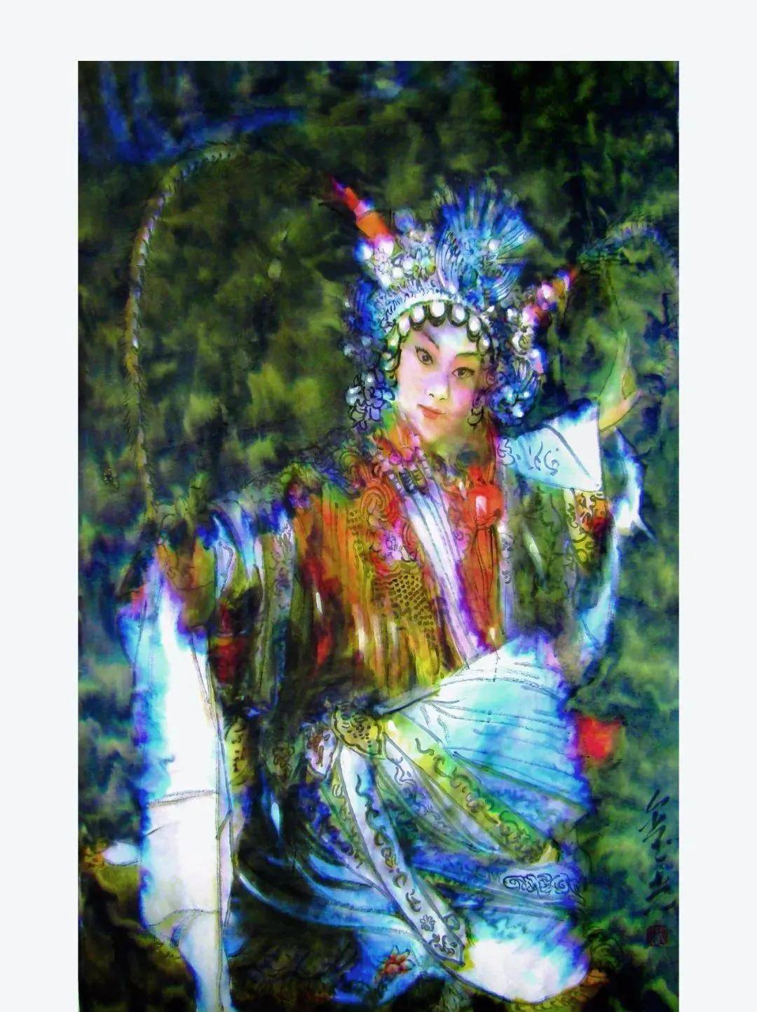 陈玺光《西厢》陈玺光——————————————绘画作品由画乙