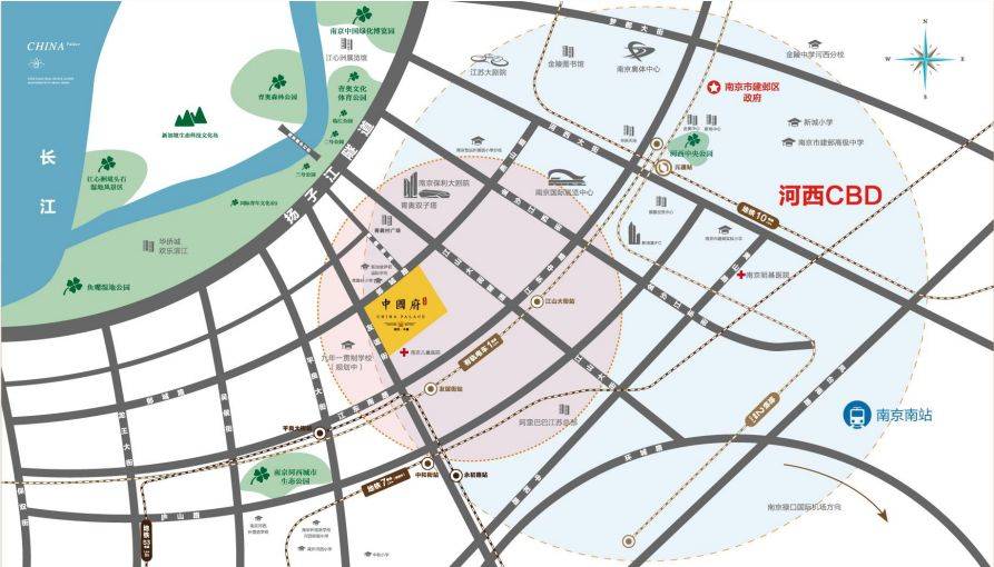 周边豪宅以仁恒江湾城为代表,二手房售价为 6.3-8.9万.