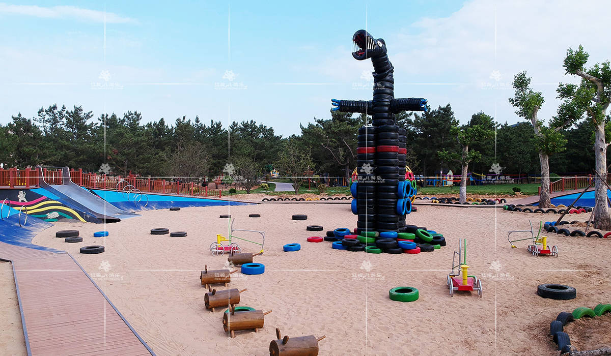 儿童乐园设计案例赏析,沙地的乐趣其实很多!_手机搜狐网