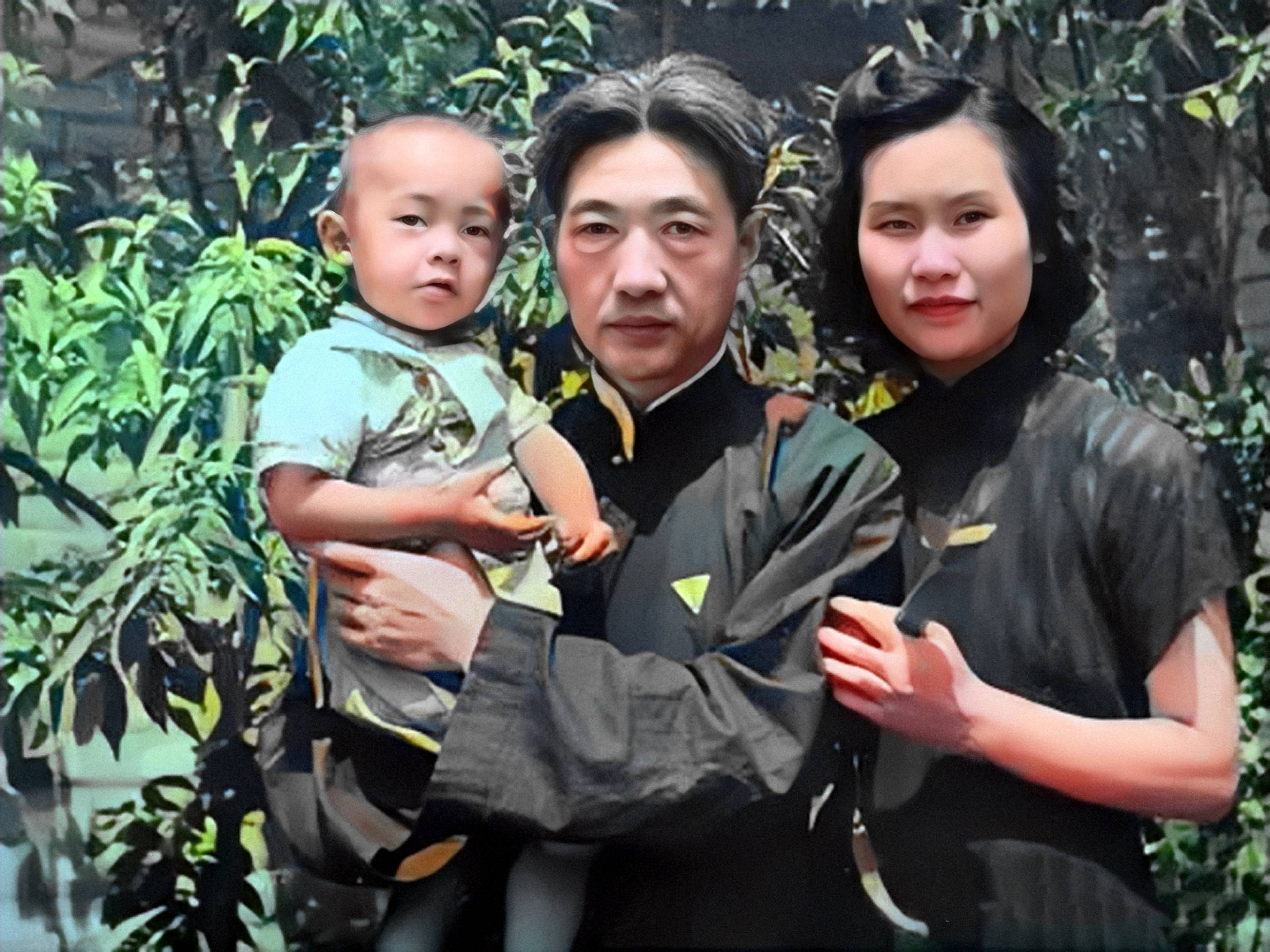 罕见历史名人彩色合影:徐悲鸿51岁娶22岁女学生,张大千纳妾遭拒_手机