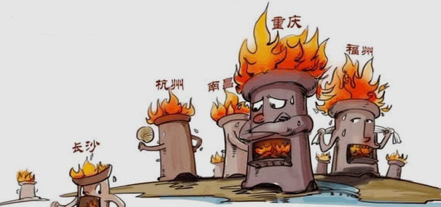 原创中国四大火炉城市又重新排名南京武汉从中除名重庆位居榜首