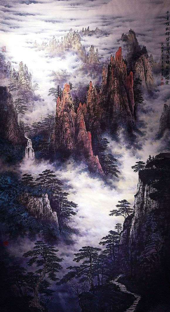 画家黄春雷墨色神韵妙手丹青