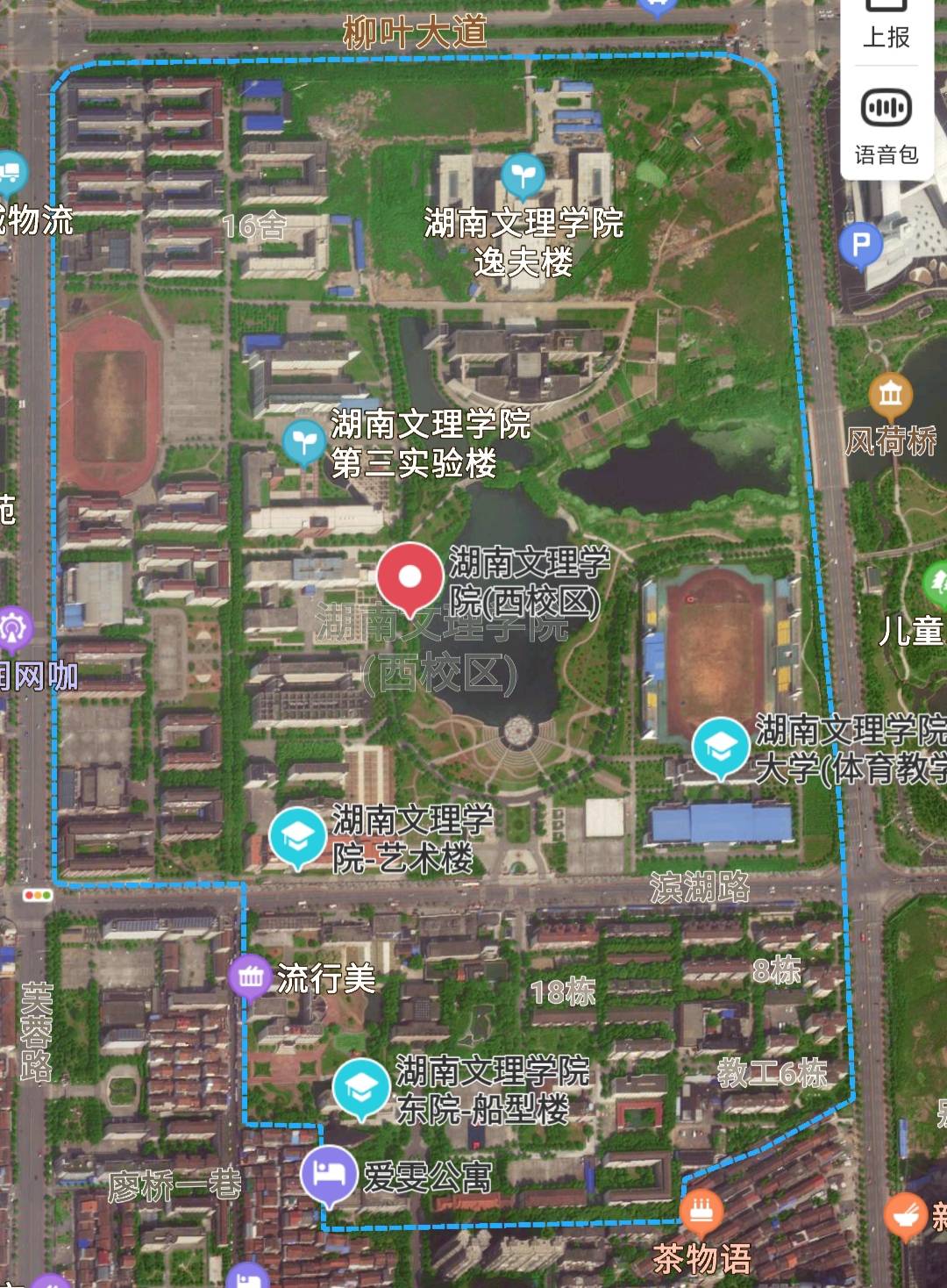 湖南21所一本大学卫星图,哪个大学最漂亮?