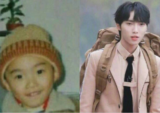 原创r1se童年照周震南呆萌何洛洛大眼睛抢镜任豪小时候就霸总