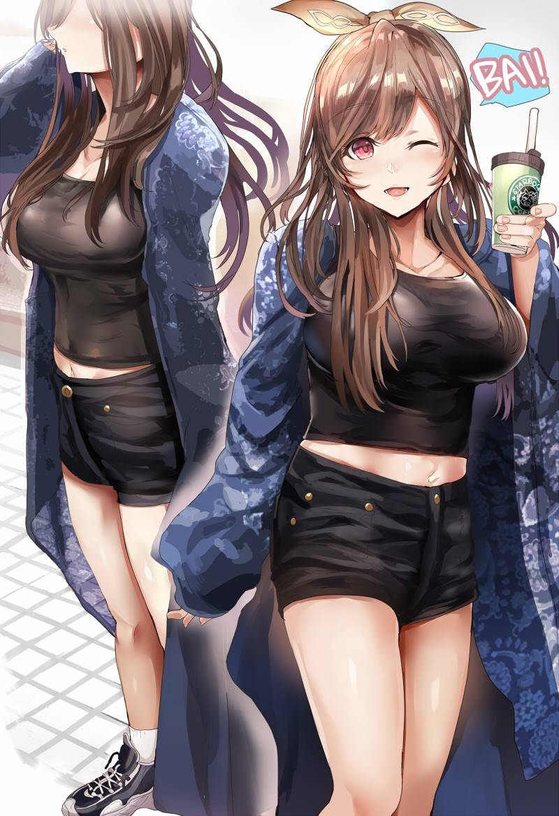 p站美图推荐——热裤特辑_美少女