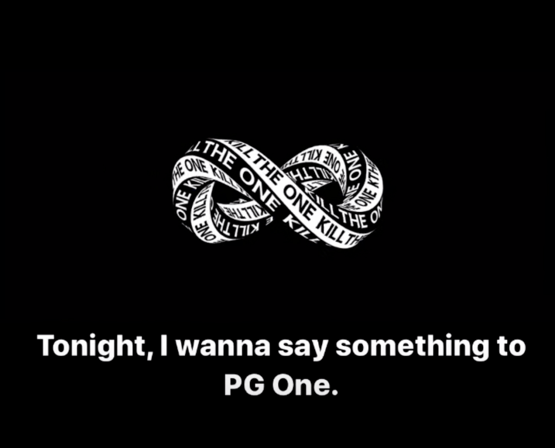 并且,图片中还配图了三个单词:kill the one.