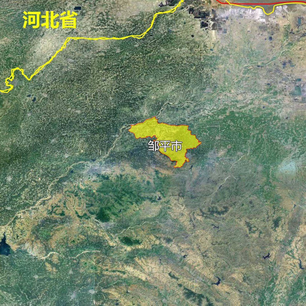 9张地形图,快速了解山东省滨州各市辖区县市