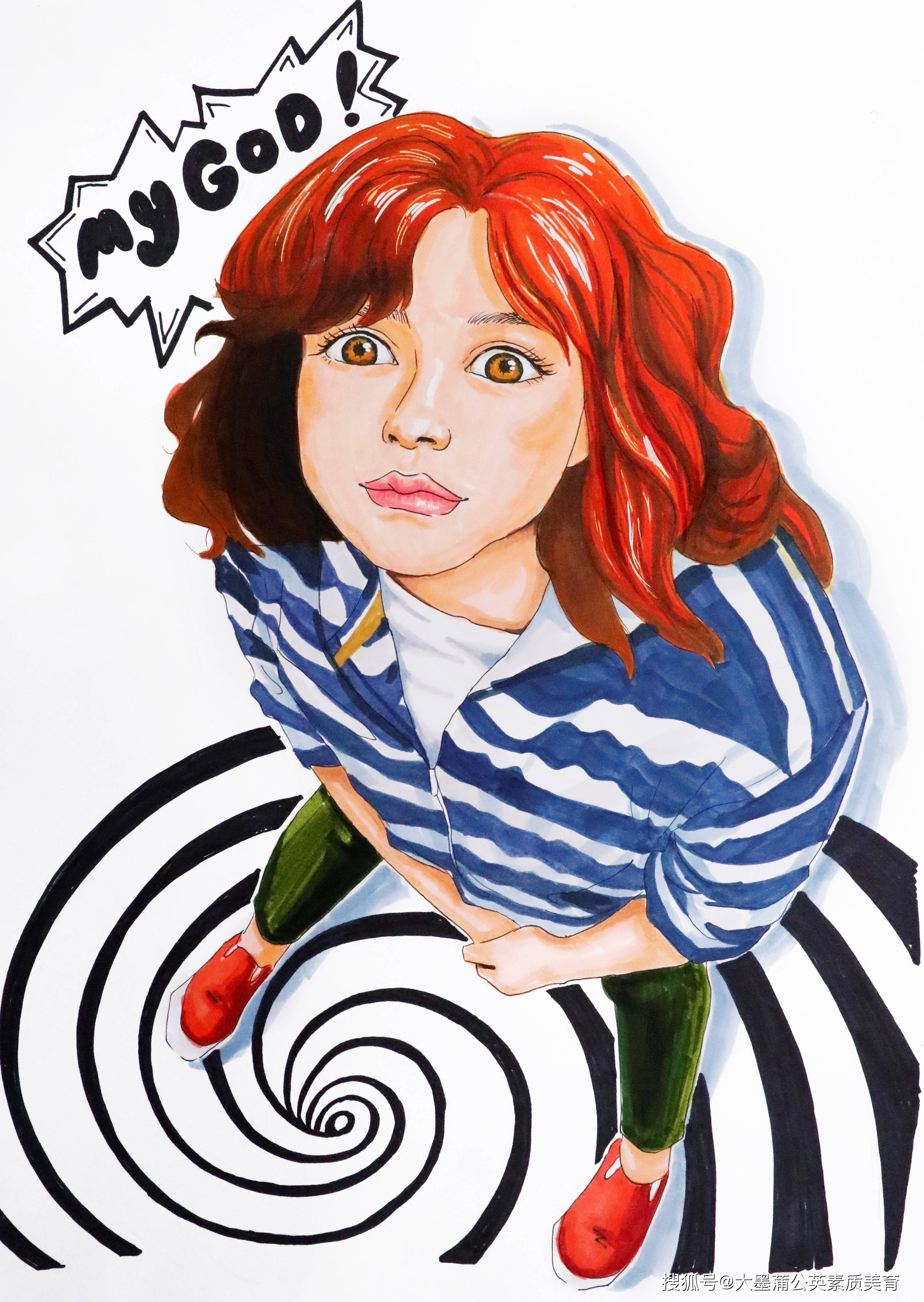 透视也疯狂 | 创意美术画(附素材)