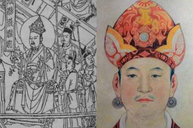 所以才有了西夏君主与宋朝的皇帝画像差距很大