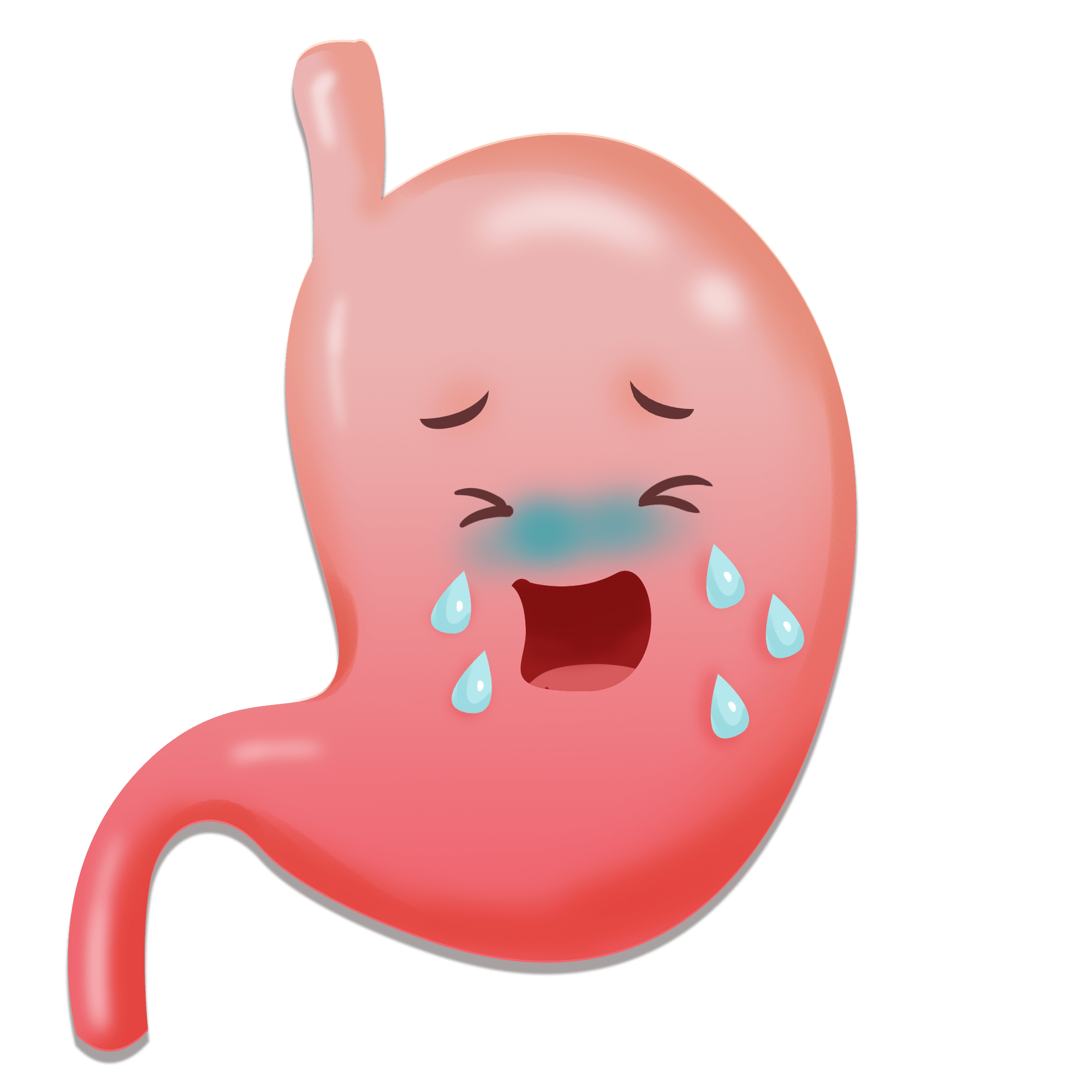 肠胃炎卡通图片