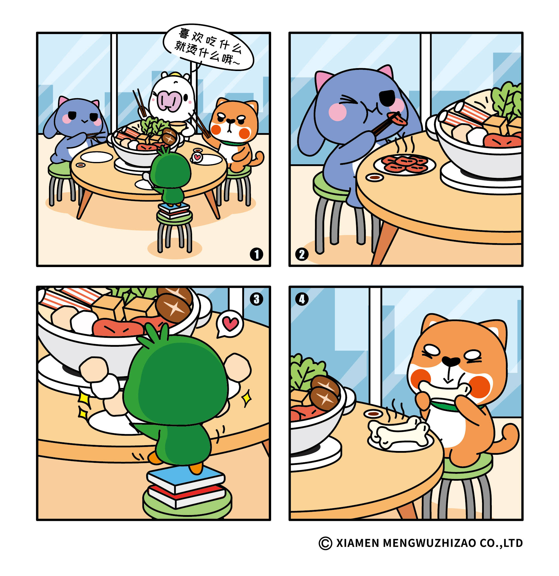 【趣味四格】why star萌物们的戏精日常(1)