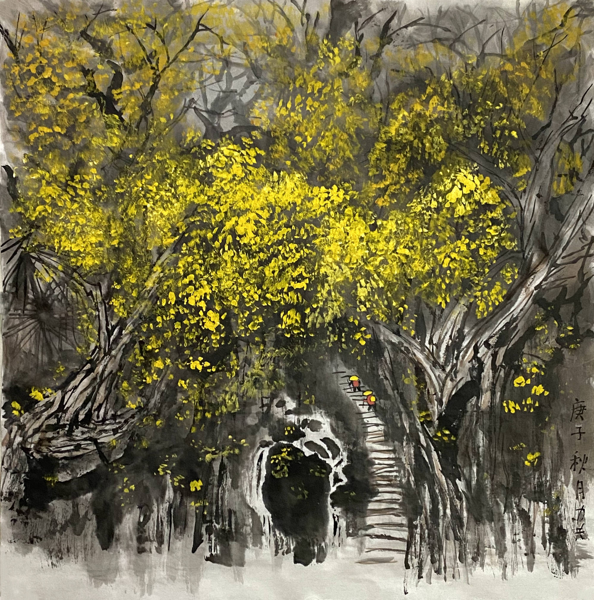 张际才中国写意山水画训练营学员习作选