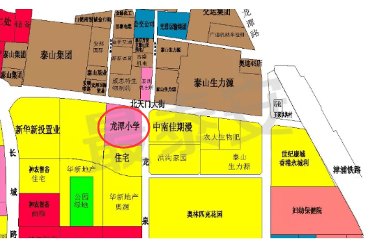 泰安市学区划分图片