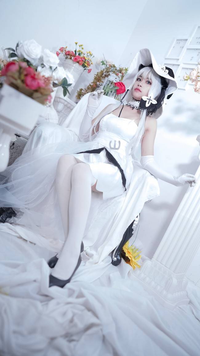 cos碧蓝航线花嫁光辉