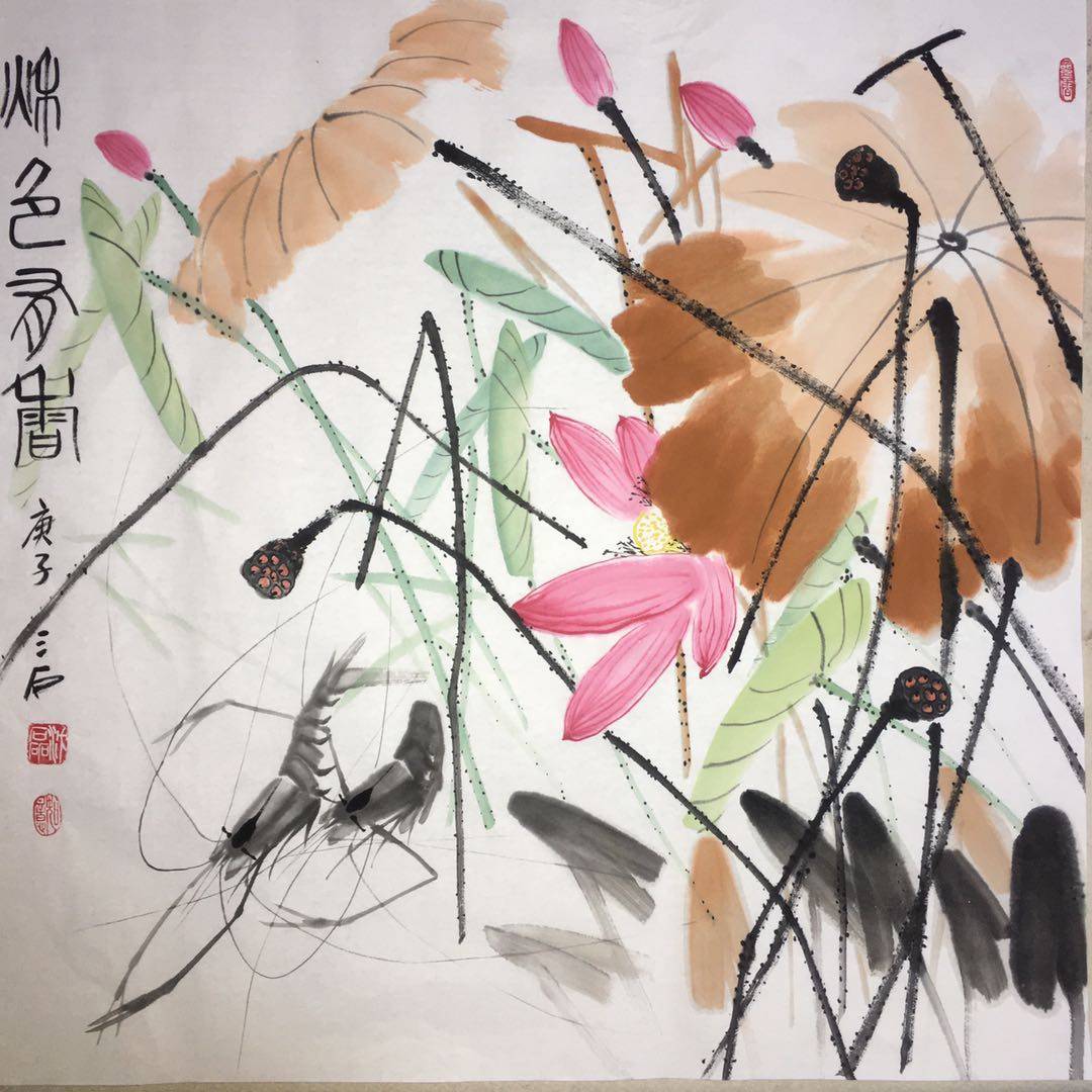 作品欣赏:沈磊,号三石, 1978年生于李可染故乡——江苏省徐州市,现为