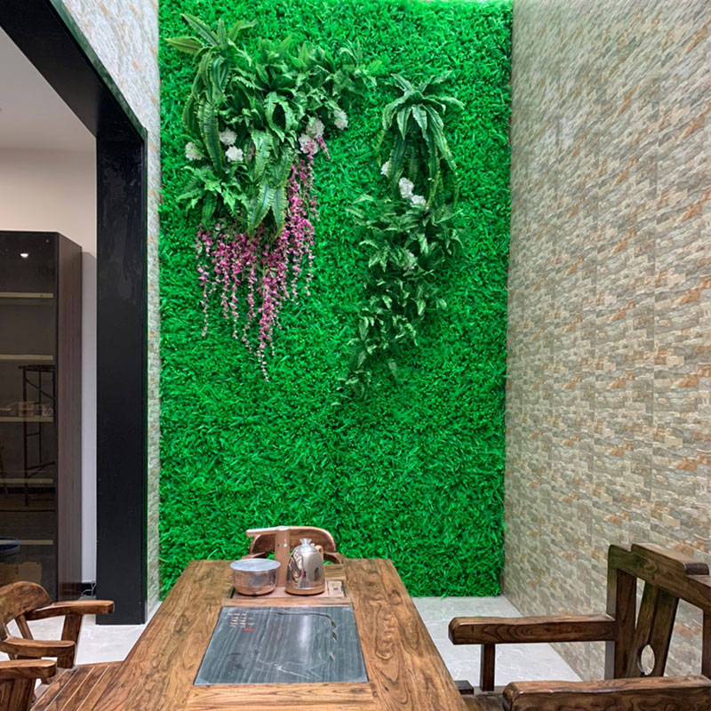 仿真植物墙是室内装饰中不可分割的一部分
