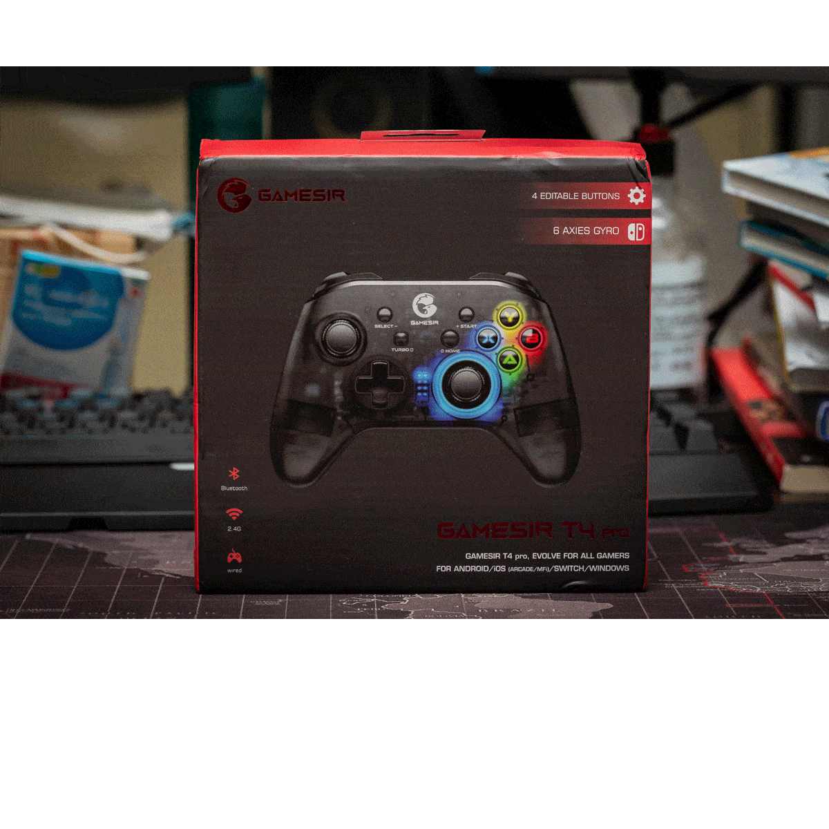 全平台覆盖的盖世小鸡t4pro游戏手柄