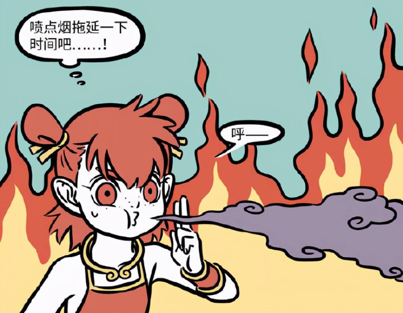 原创非人哉红孩儿锤自己脸放大招将猴哥弄哭四海龙王却在看戏