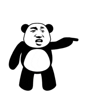 熊猫头无脸素材图片