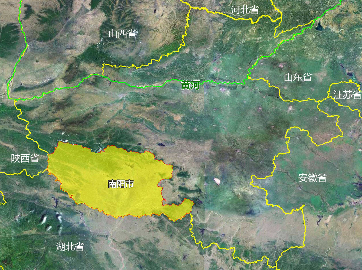 15张地形图快速了解河南省南阳市辖的13个区县市