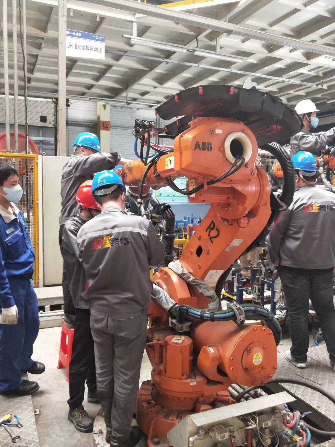 青岛abb工业机器人机械噪音故障维修