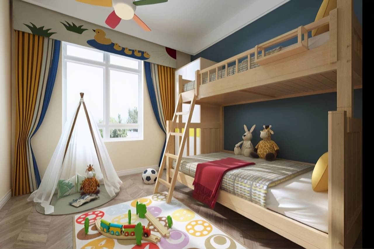 色彩搭配有多重要12种儿童房装修效果图颜色对了就是乐园
