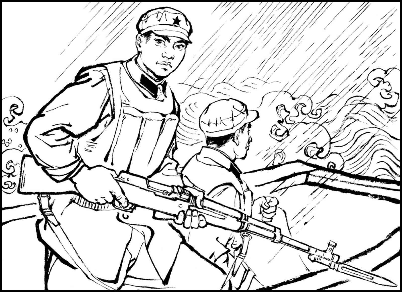 侦察兵的故事之敌岛插旗