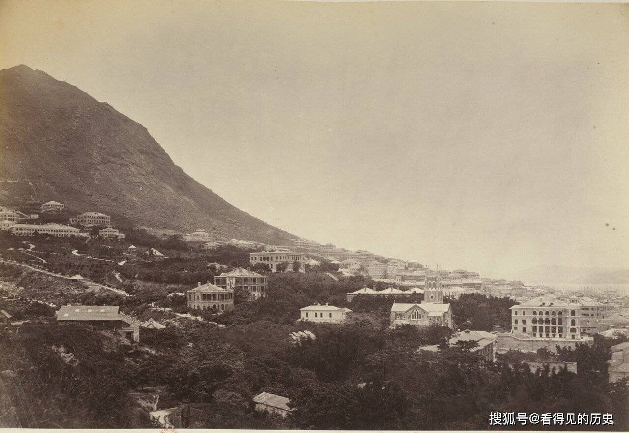 老照片1868年的香港昔日小漁村已經發生了巨大的變化