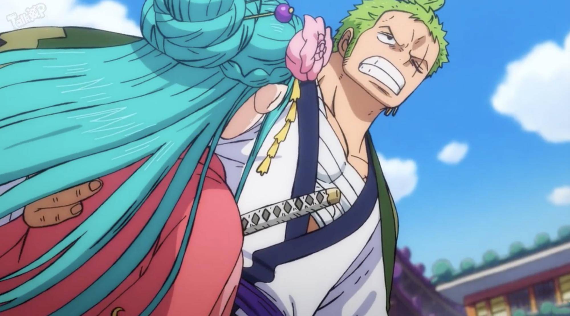 原创海贼王943集:山治暴打德雷克,索隆公主抱日和