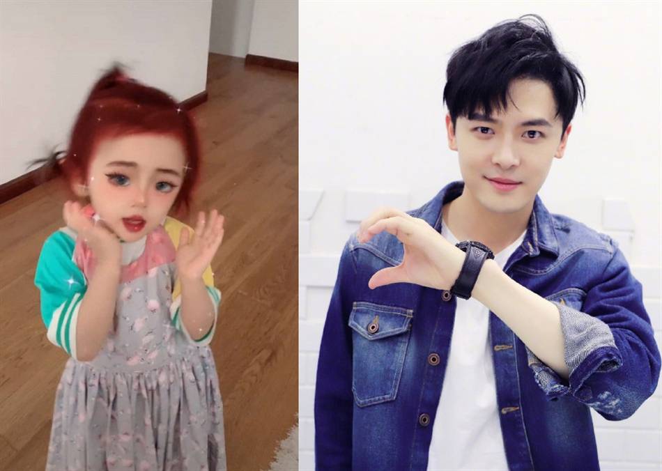 颖儿付辛博女儿正脸曝光小月亮扎小揪揪超可爱