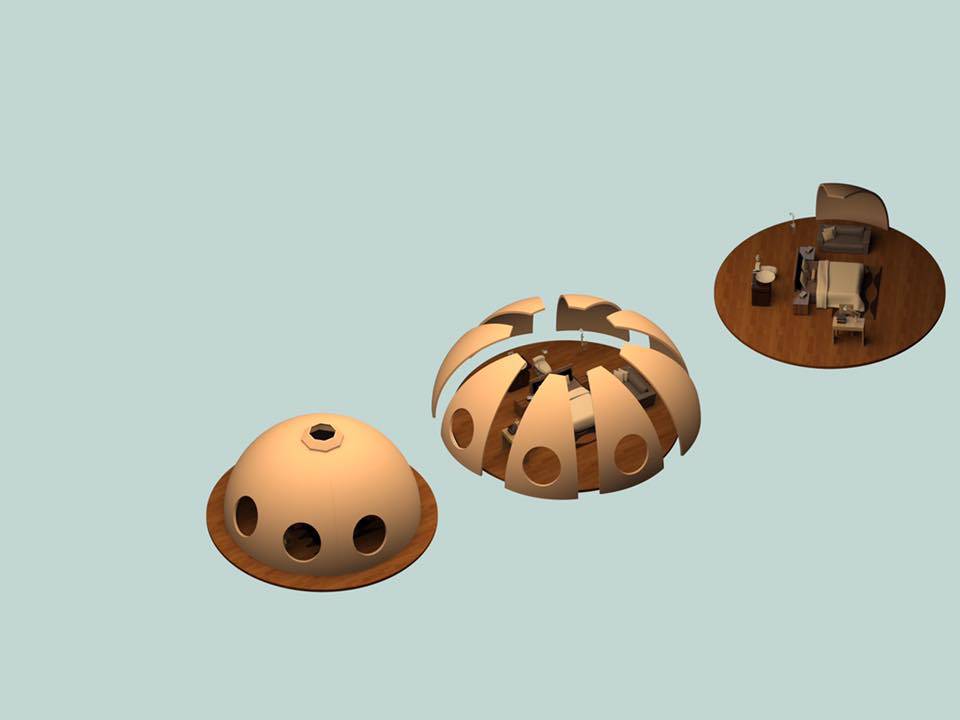 来自台湾设计师的eps改性石墨烯模块化建筑 为你建造网红泡泡屋