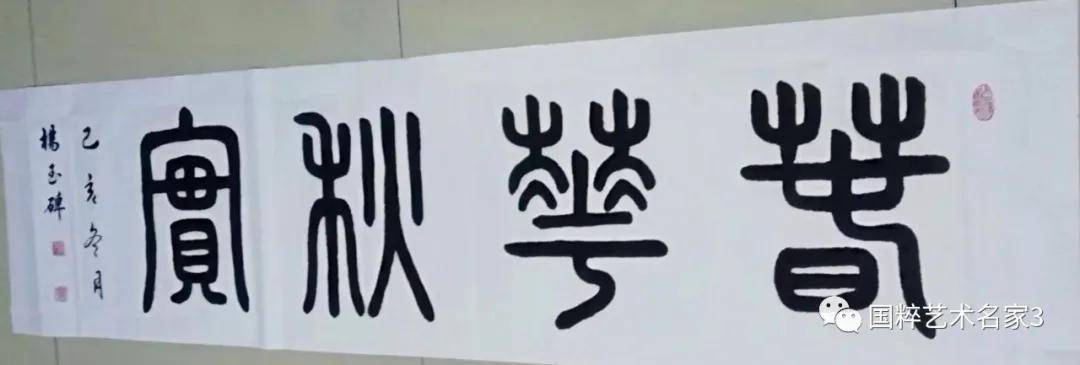 国粹艺术名家—— 杨玉碑_书法