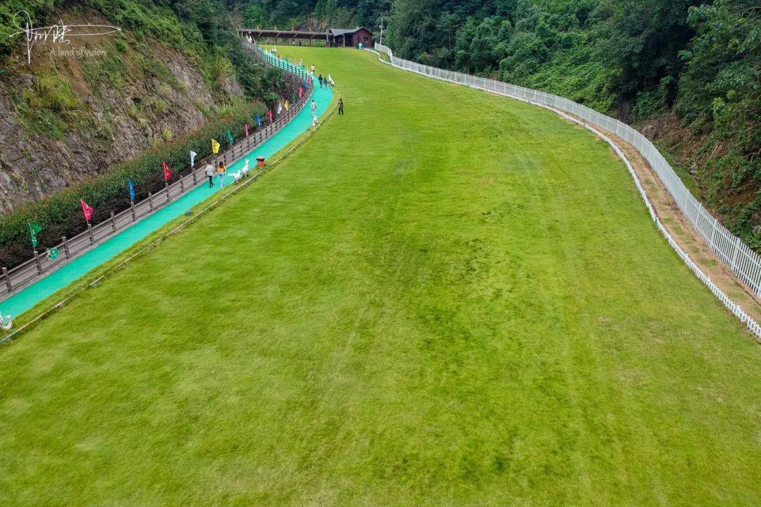 在江南大峡谷深处原来还隐藏着一处绝美的滑草场