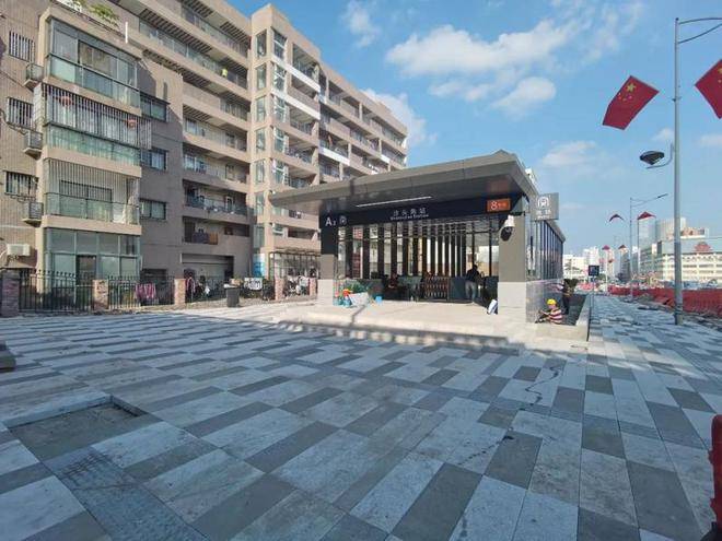 深圳地铁8号线一期三车站出入口公布