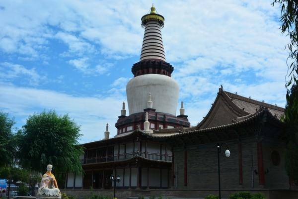 张掖遍地古刹之一土塔