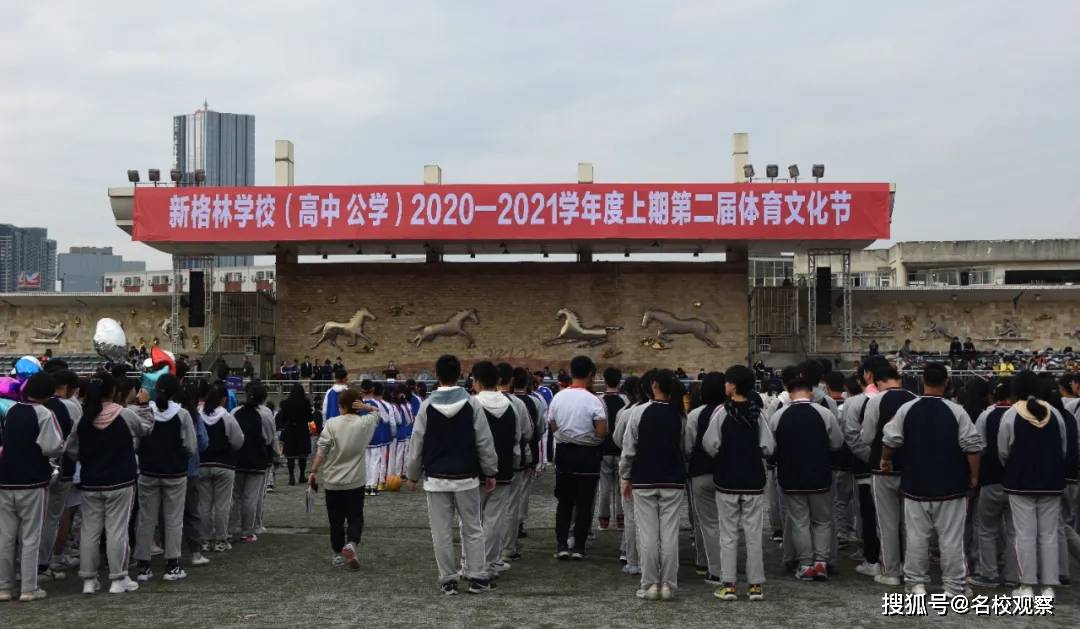 新格林学校第二届体育文化节盛大启幕,青春热血这样律动在绿荫场上