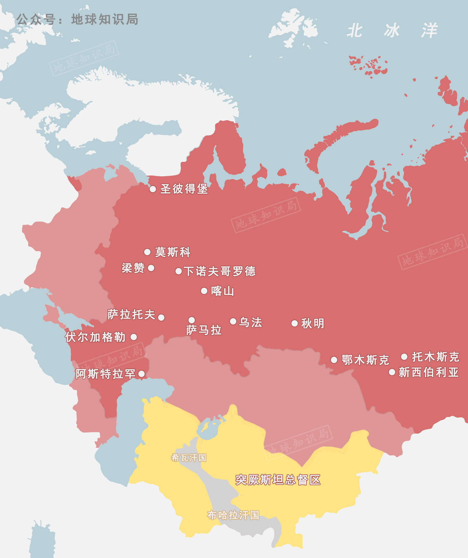 俄罗斯西部行政地图图片