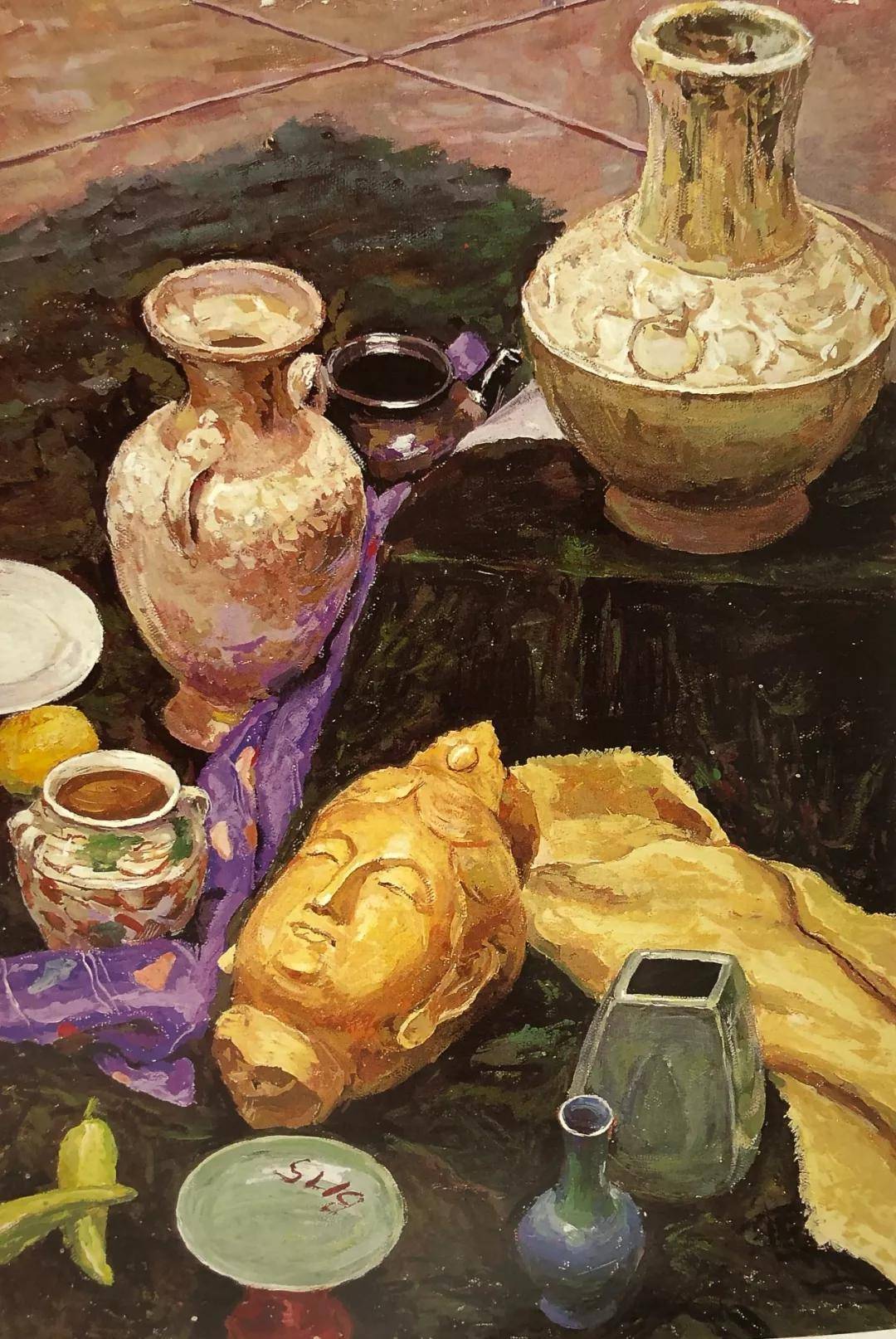 宅分享|央美附中留校作品——色彩静物篇