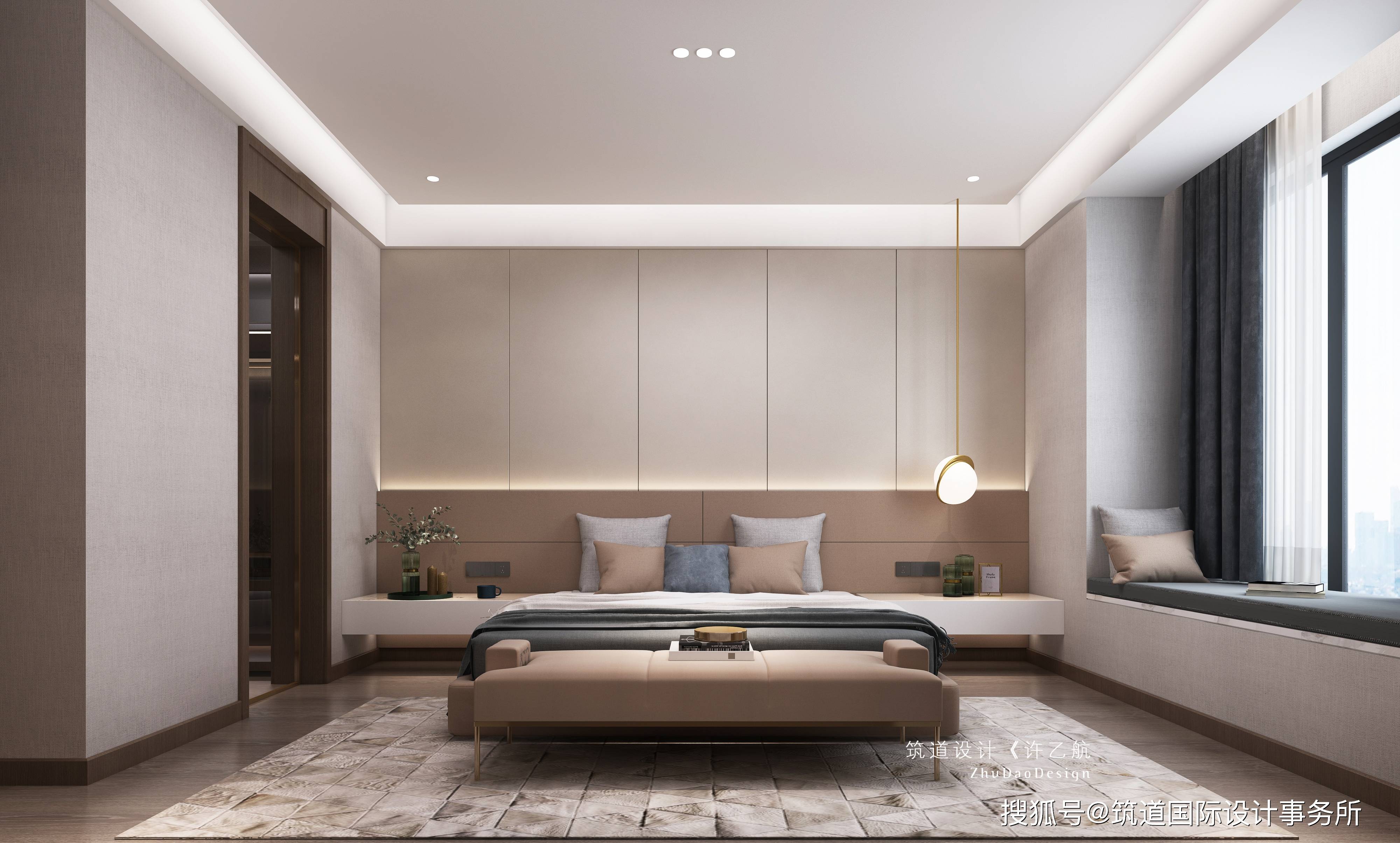 运河壹号府顶复-现代轻奢风都是这样的吗?