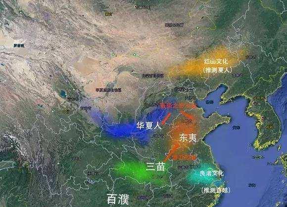 东夷部落地图图片