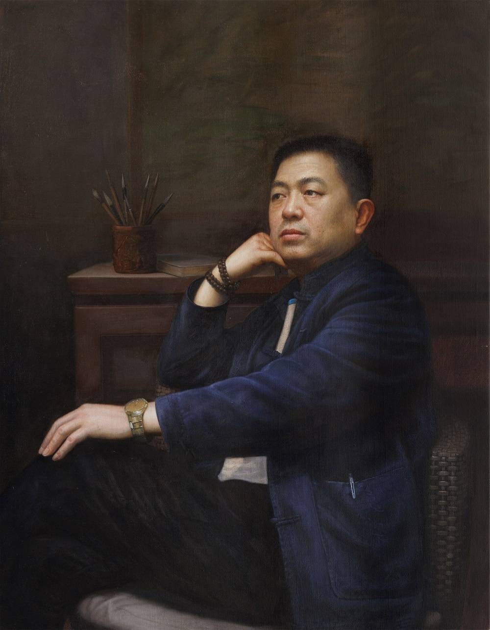 藏于画布后的生活态度——欣赏毕志勇的超写实静物系列作品_油画