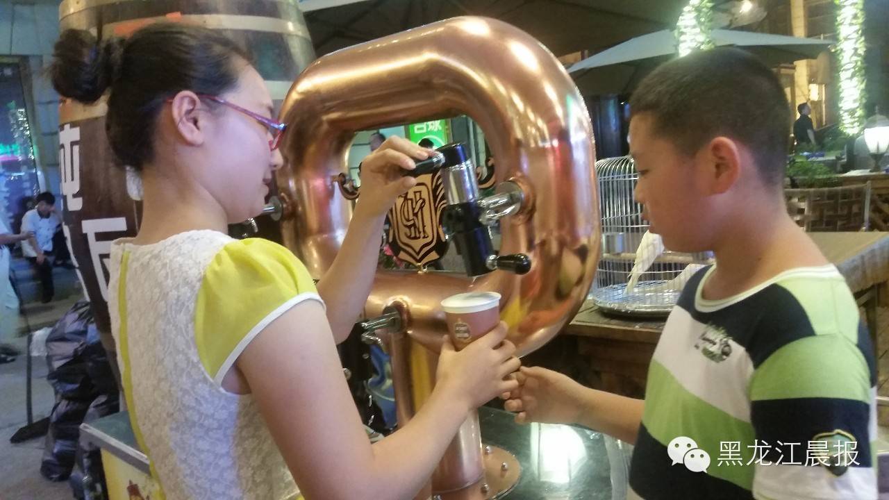 秋林鲜酿格瓦斯 只有到哈尔滨才能尝到