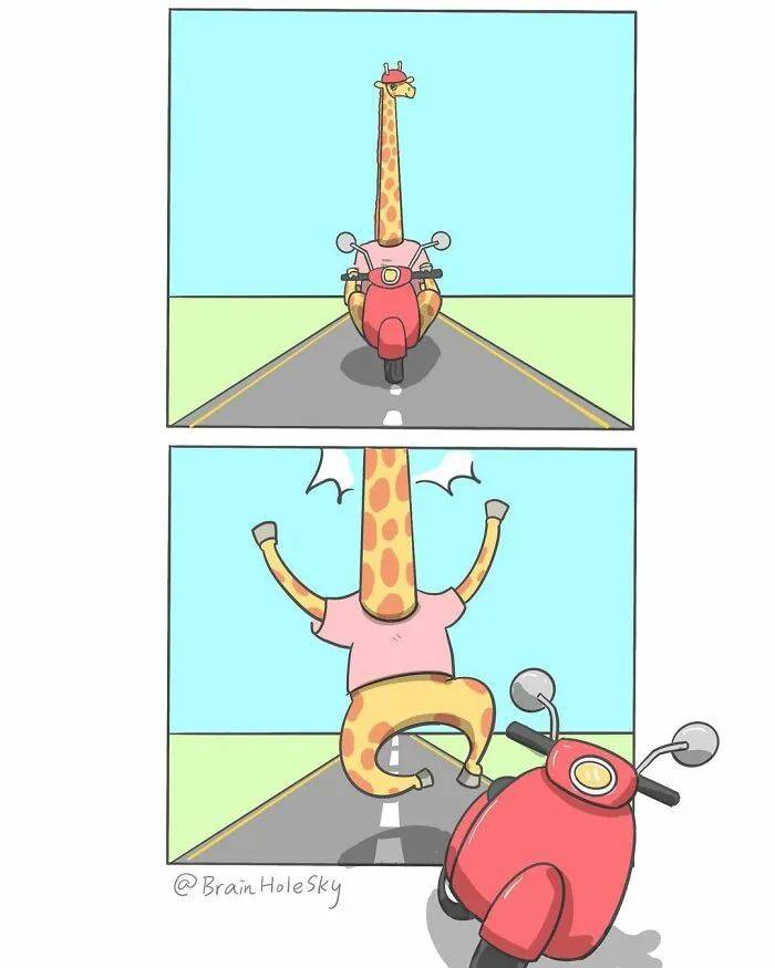 原创12幅诙谐动物漫画可爱又蠢萌让人看完会心一笑